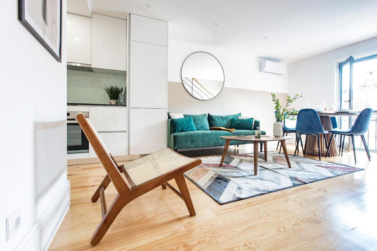 Bright 3Br Flat W/ Ac In City Center By Lovelystay OOporto Exteriör bild